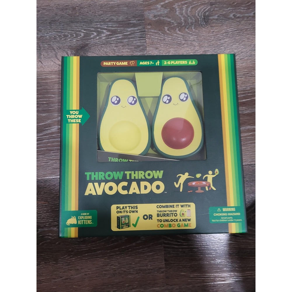 Throw Throw Avocado Dodgeball Card‎ Game 2 to 6 Players Family Game 7+ #HH